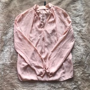V neck choker blouse